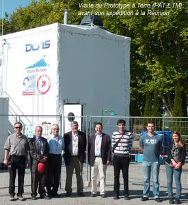 Michel Gauthier a Nantes, visite du PAT
