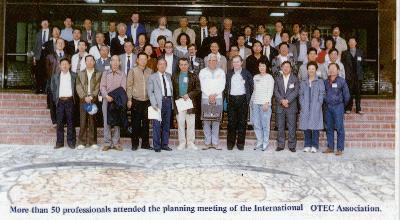 More than 50 professionals attended the planning meeting of the International OTEC Association.