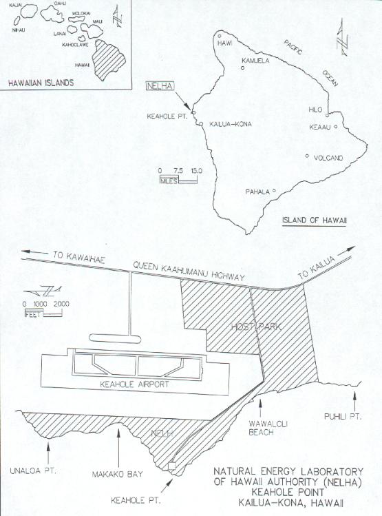 Figure 1. Map Showing Location of NELHA